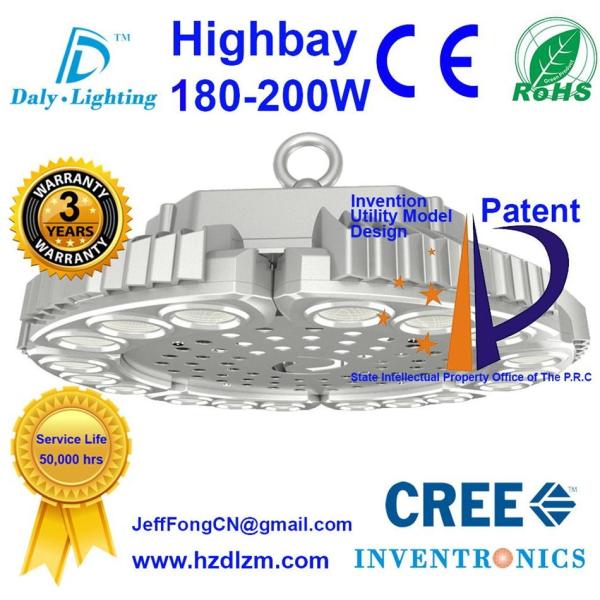 LED Highbay Light 180-200W with CE,RoHS Certified and Best Cooling Efficiency