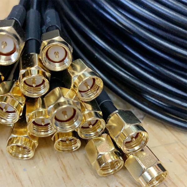 RF Coaxial RG174 Waterproof Electric Cable Fakra Z Female Jack To SMA Male 5m