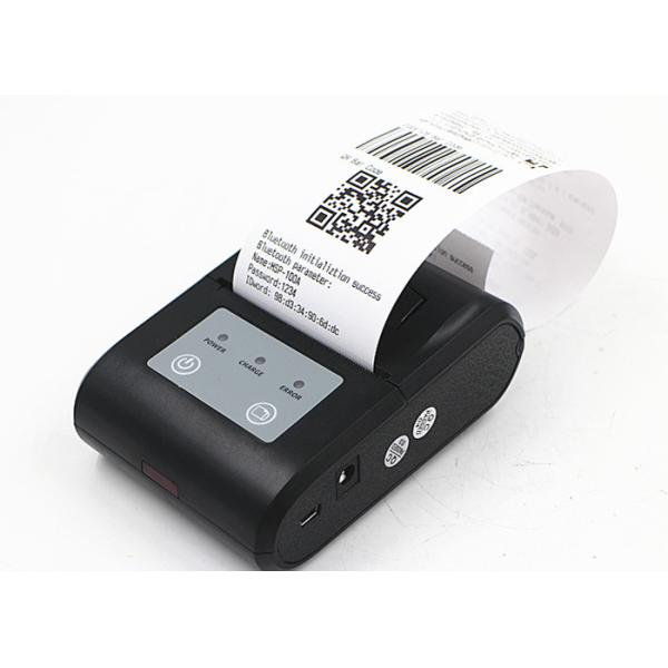 Small mobile bluetooth thermal printer Wireless , dot line printing