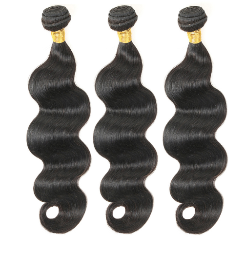 Middle Part 100% Peruvian Body Wave Hair Bundles Full And Thick