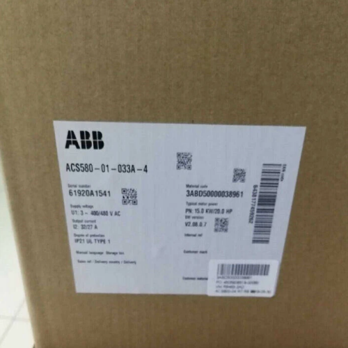 ACS580-01-033A-4 ABB Variable Frequency Inverter 380v/220v Single Phase Three Phase