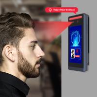 Linux máquina biométrica de la atención del tiempo del reconocimiento de 5 pulgadas de puerta del control de acceso facial de la entrada