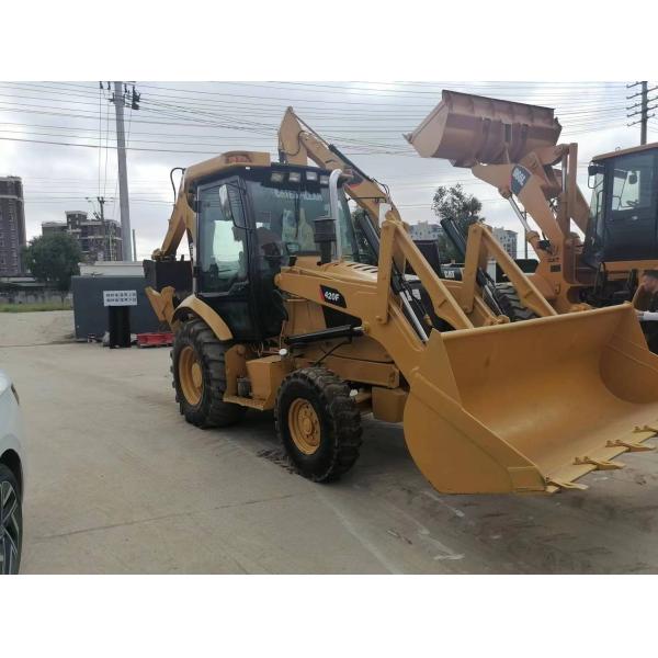 CAT 420F Backhoe Loader with Liyuan Hydraulic Valve from Japan 15Ton Operating Weight
