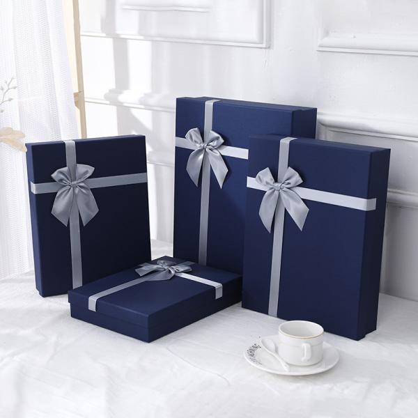 Custom Logo Printing Present Box with Concise Style