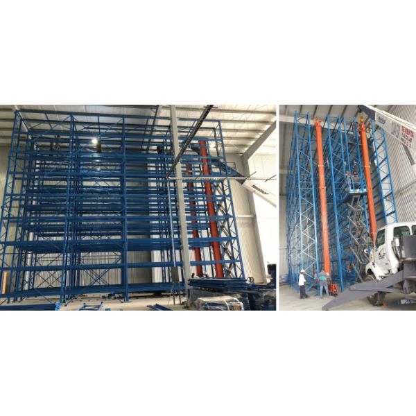 U-Turn Stacker Crane Curve Rail Type S/R Machine ASRS Automatic Storage And Retrieval System