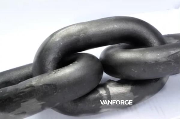 Durable CM490 CM690 Offshore Mooring Chain High Tensile Strength Hot Dip Galvanized