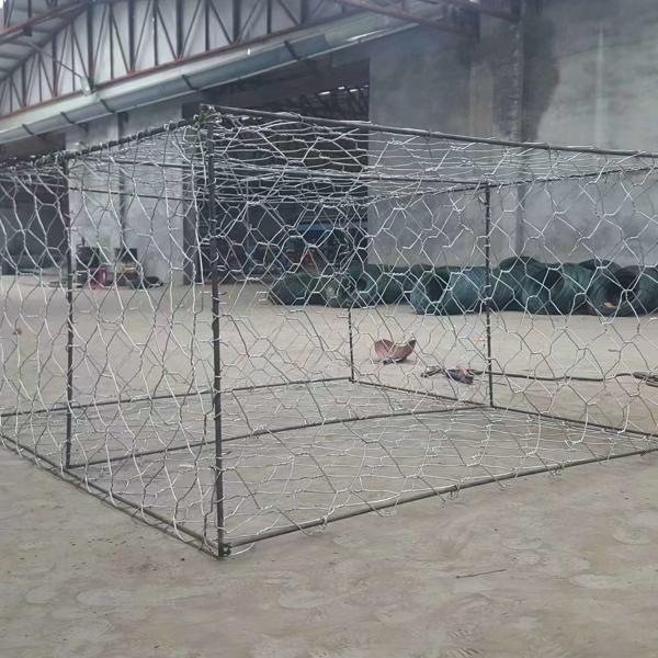 Plain Weave Cutting Service Gabion Wire Cloth Woven Gabion Box Wire Baskets For River Course