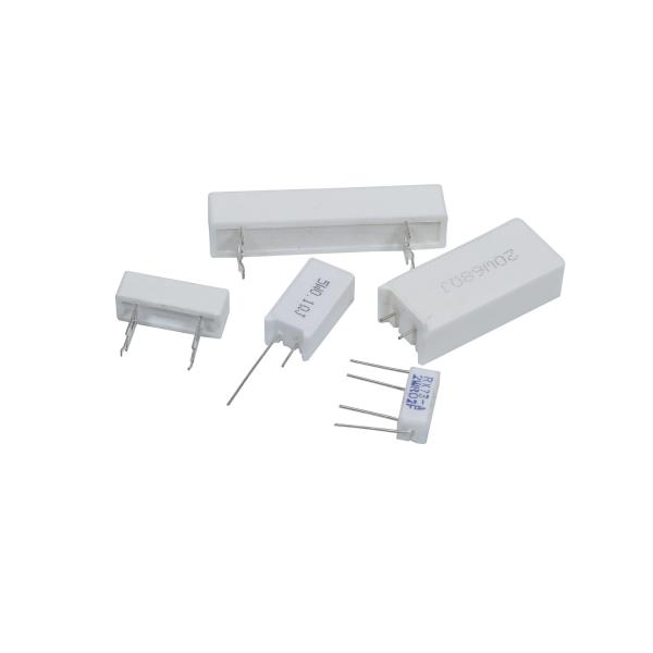 SQP Horizontal Ceramic Cement Resistor 5%  0.1Ω~500KΩ 5W 7W 15W 25W 30W