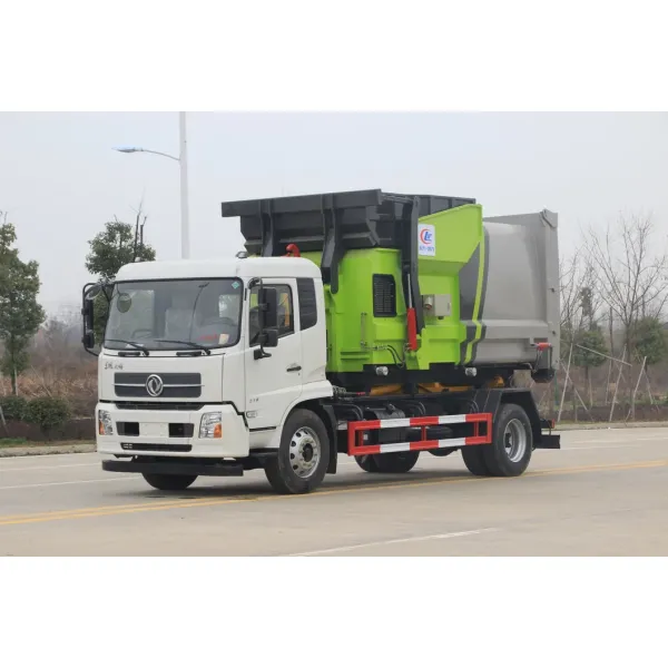 12cbm 14cbm Dongfeng Kingrun Hook Lift Garbage Collection Truck 10ton 15ton