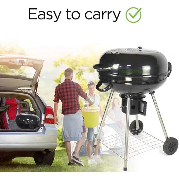 Outdoor Cool Camping Accessories Portable Metal Steel Barbeque Grills 14 / 18 / 22 Inch