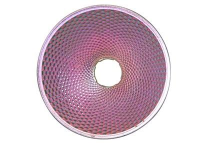 Round Shape Glass Reflector , Indoor Light Reflectors For Supermarket Fresh Food