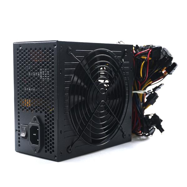 ATX Power Supply 1600W Gold Machine Multichannel PSU 90% High Efficiency