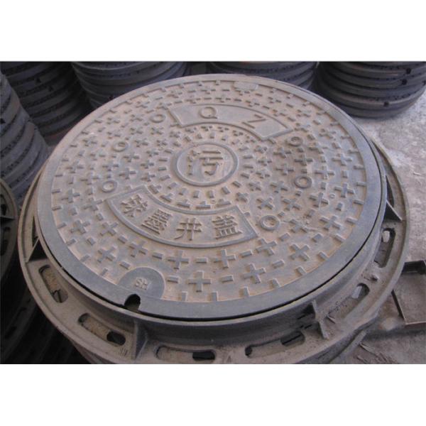 Circular Cast Iron Inspection Chamber Covers Slip Resistance 450X450 Mm