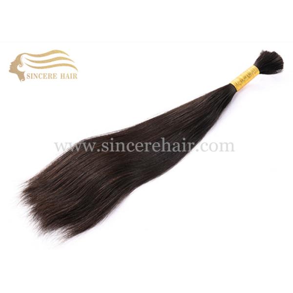 Hair Bulk, 50 CM Double Drawn Straight Ombre Remy Human Hair Extensions Bulk Hair For Sale
