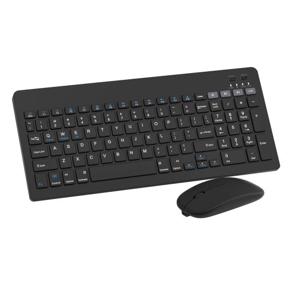 Minimalist All-black 99-key Wireless Keyboard With Wireless Charging Multi-DPI 4D Mouse For Offices Homes