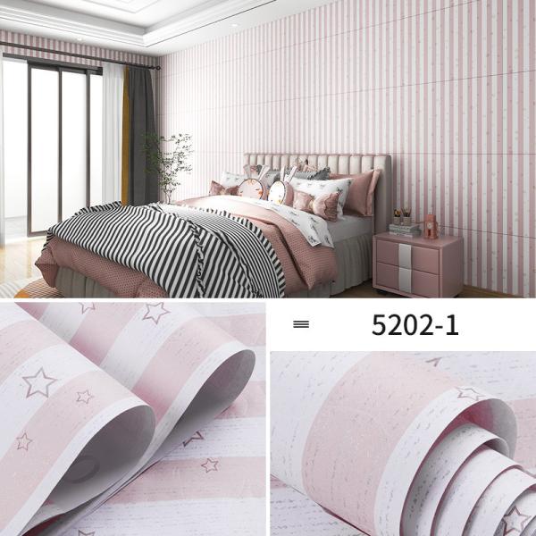 0.45m Floral PVC Wallpaper Self Adhesive Vinyl Peel Stick Wallpaper For Home Decoration