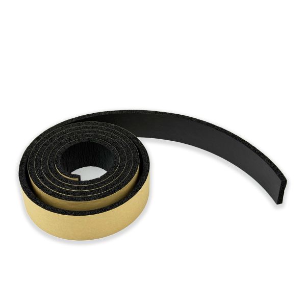 NBR Weather Stripping Foam Tape Customizable High Resilience Foam Weather Seal