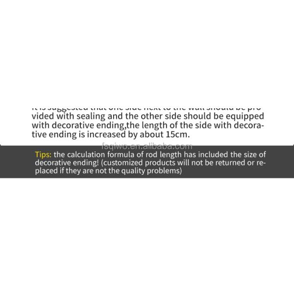 Ready ship supply white black color single double ceiling mounted aluminum curtain track