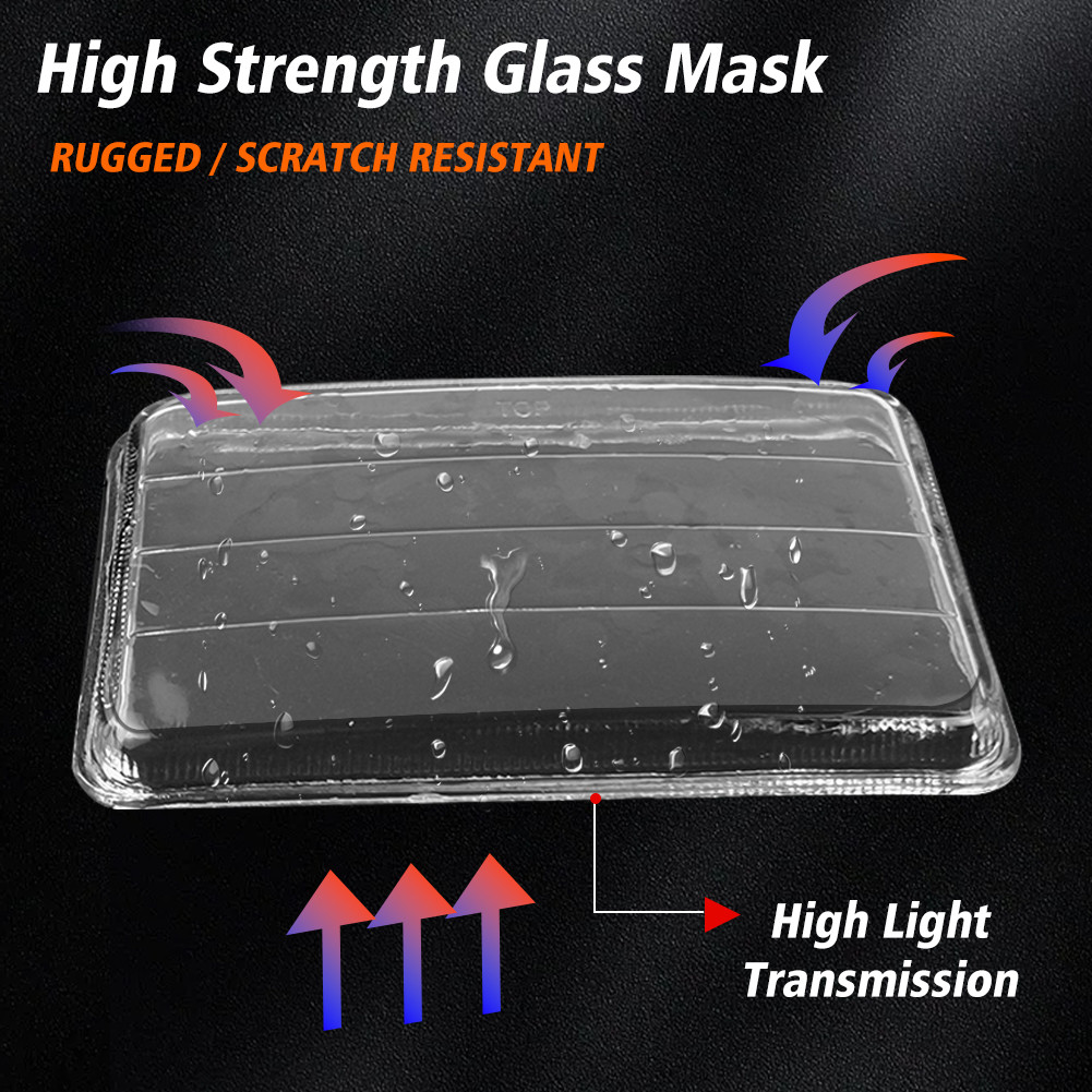 High Thermal Conductivity Aluminum Semi Assembly Headlight For 6 Inch CG125 LED DRL