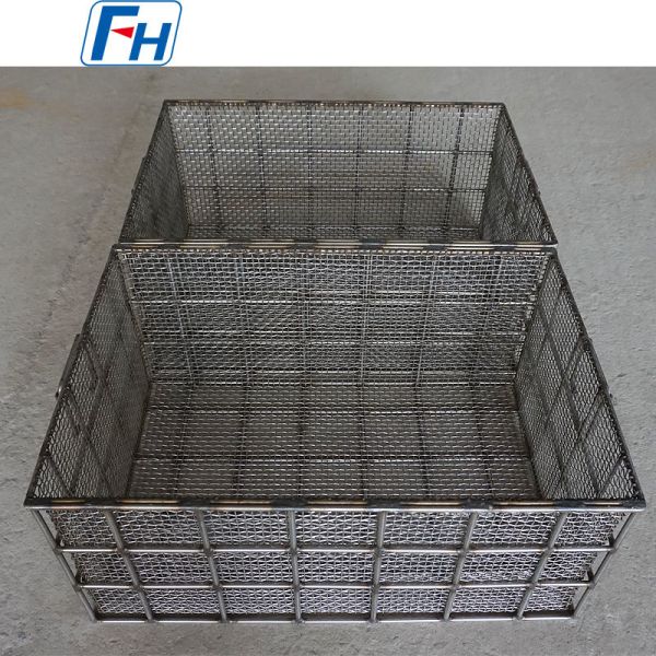 Argon Arc Welding 310S Heat Treatment Baskets Precision High Temperature Crack Resistance