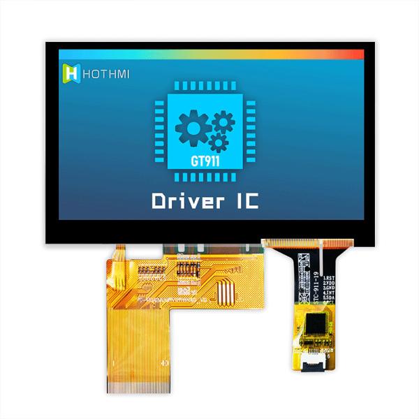 800x480 4,3 монитор Pcap модуля экрана касания модуля дисплея дюйма TFT LCD емкостный