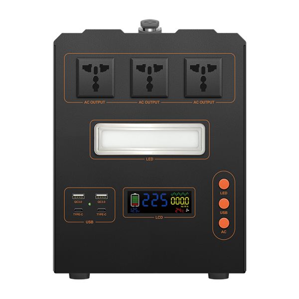 Clean Energy Solar Generator – 1500W Portable Power Station for Off-Grid Living and Low-Carbon Lifestyle