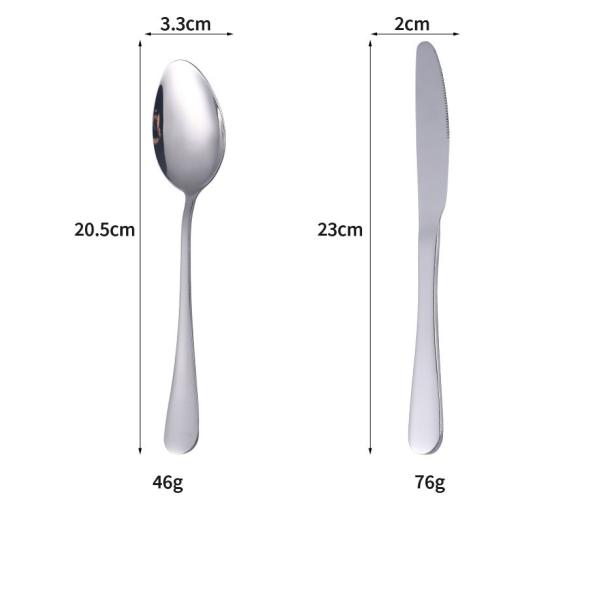 193G Utensils Bulk Gold Plated Stainless Steel Cutlery Set Kitchen Fork Spoon Knife
