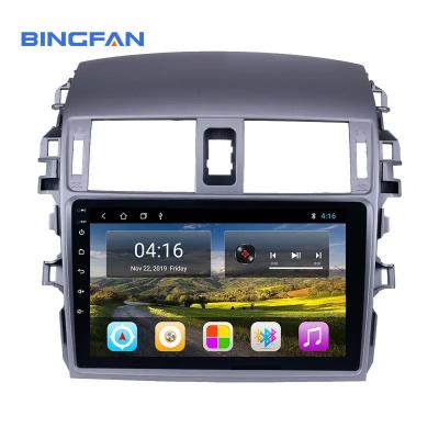 9 polegadas GPS Wifi Car Multimedia Player para Toyota Corolla 2007-2013 com Android 9.0