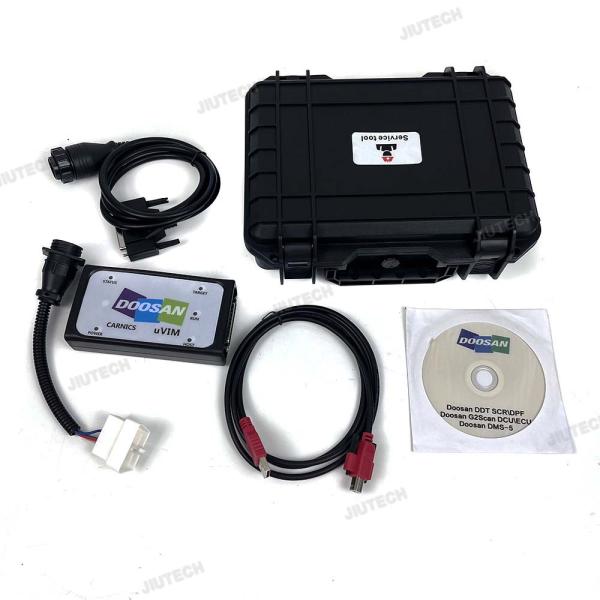 Pour Doosan uVIM outil de diagnostic Excavateur chariot élévateur moteur détection de défaut Scanner Interface DDT CARNICS et CF C2 ordinateur portable
