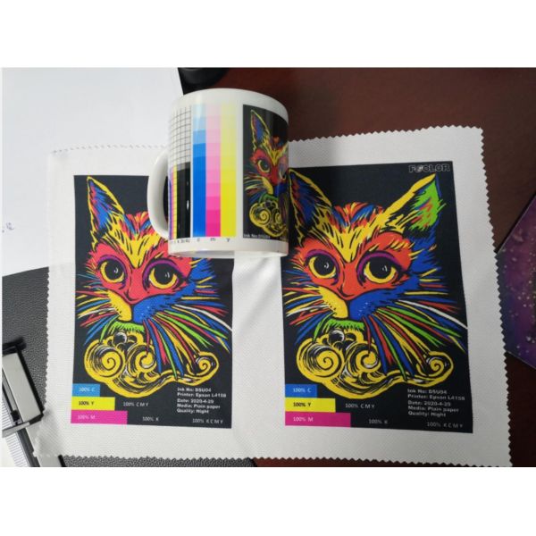 FCOLOR 127ml Vibrant T502 T522 Dye for Sublimation for Ink for Epson for EcoTank 15000 2720 2760 4700 Transfer Printing