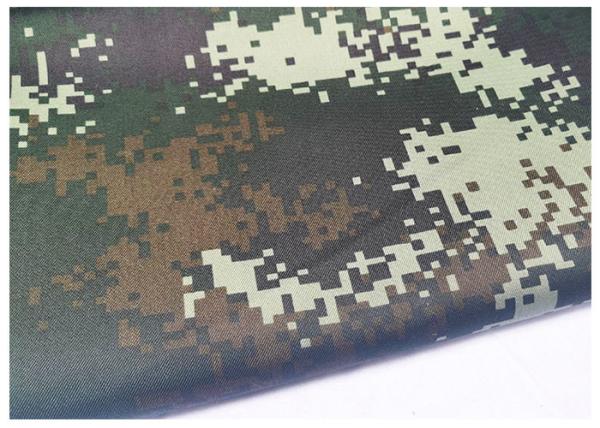 Custom Knit Cotton Polyester Army Camouflage Military Uniform Fabric Printed