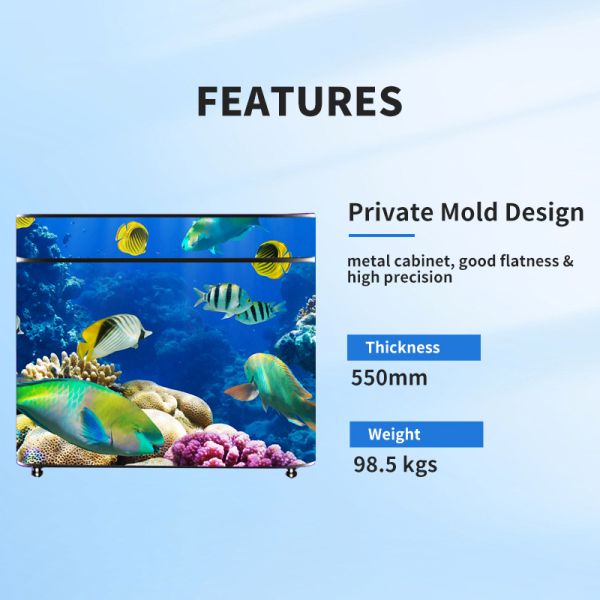 ELLIPSETABLE EDGECURVED LED DISPLAY TABLE