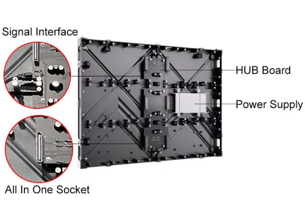 Home Theatre ALuminum Light Weight LED Screen Seamless Easy Installation