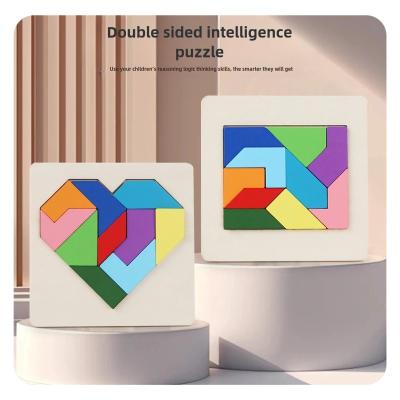 Wholesale New Product Colorful Shape Matching Board Wooden Puzzle Board Montessori Educational Toy for Kids