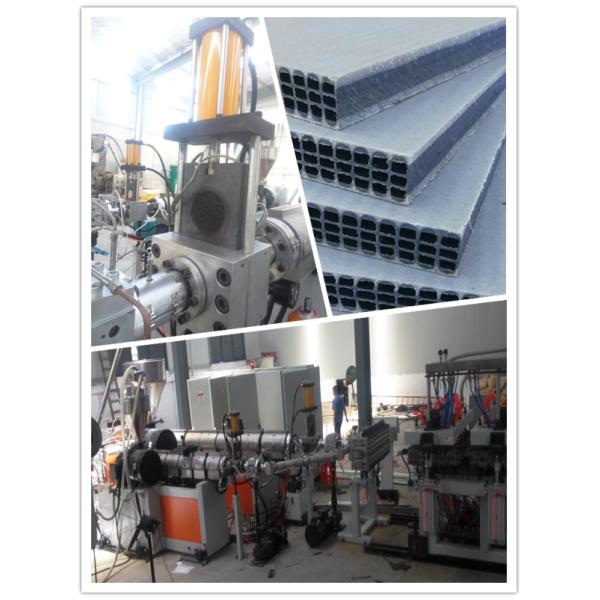 High Efficiency Hollow Building Plastic Construction Formwork Machine