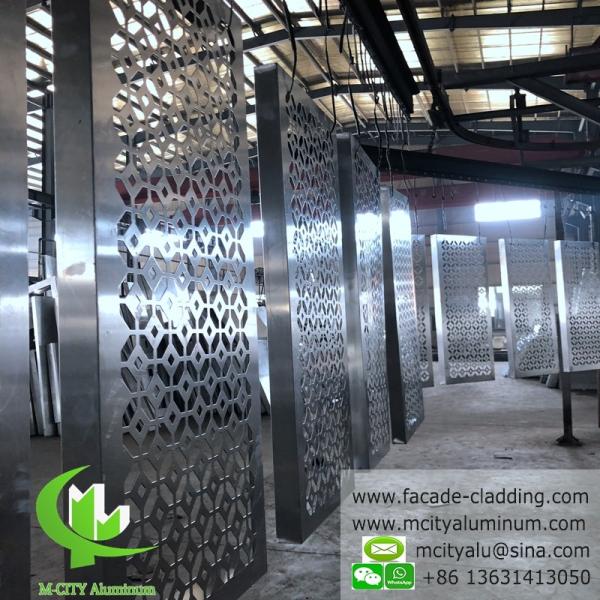 Поставщик металлической облицовки из ПВДФ с перфорированной металлической экраной