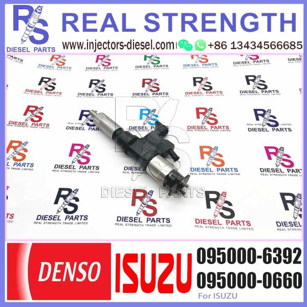 New design 095000-6392 For Isuzu 8-97609789-2 Diesel Common Rail Fuel Injector 095000-6372 with great price