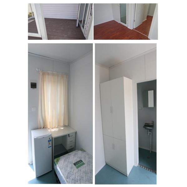 Белые передвижные дома Eco дружелюбные полуфабрикат/светлые стальные передвижные дома журнала