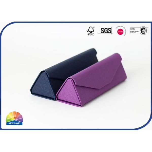 Триангулярные складные складные стекла пакета подарочной коробки собираясь внутр