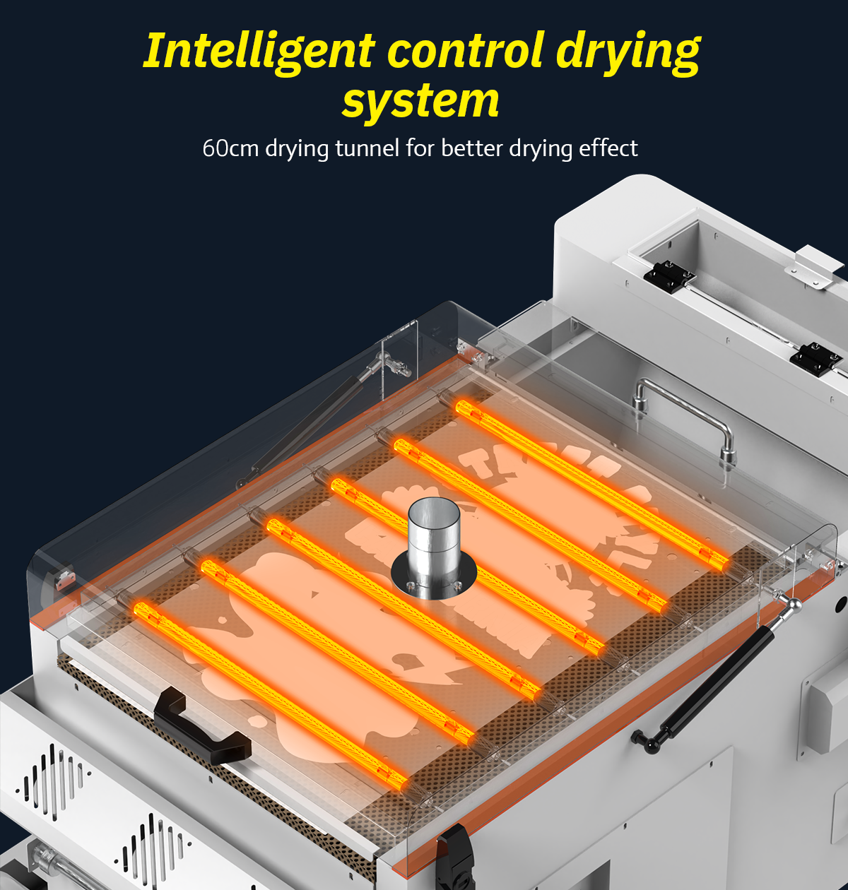 Ingani 13in I1600 Petit T-shirt DTF haute résolution Imprimante textile 30cm Avec chauffe-eau