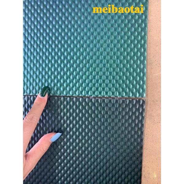 Золотым голубым серебряным выбитые цветом панели стены зеркала ног листа нержавеющей стали 4x8