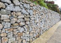 As cestas de Gabion da parede de retenção do retângulo galvanizaram o Pvc do fio de aço revestido