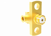 SMP Female Gold Right Angle RF Connector for Semi Rigid/Flex Cable Connector