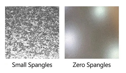 S280GD S550GD S320GD tôle d'acier galvanisé 0,12 mm-4 mm tôle de zinc revêtue de zinc