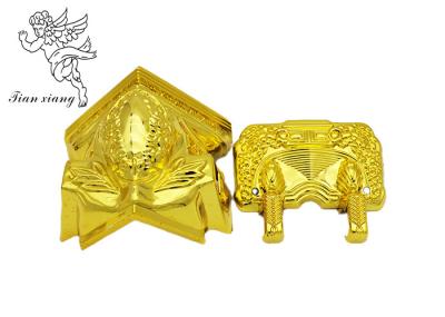 Silver / Copper Color Coffin Parts Casket Corner Accessory PP / ABS  Material