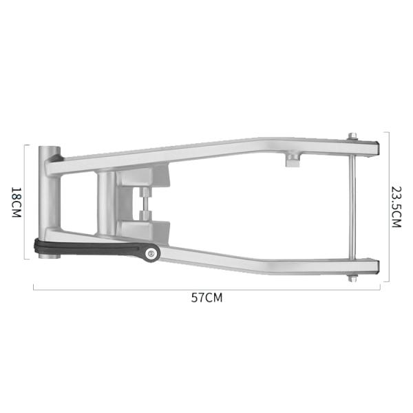Customized Aluminum Alloy CNC Swing Arm for Suzuki Raider R 150 Modification Sample