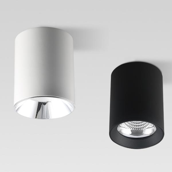 Alumínio 20° 45° Superfície redonda montada Downlight 2700K-6500K