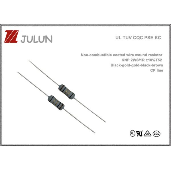 Не горючий покрытый керамический Subminiature резистор раны провода