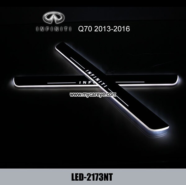 Infiniti Q70 car logo light in door Water proof pedal LED lights sale