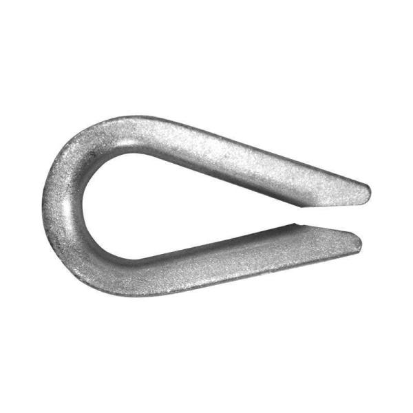 Boat Hardware Fitting Stainless Steel Cable Wire Rope Thimble with Precision Casting